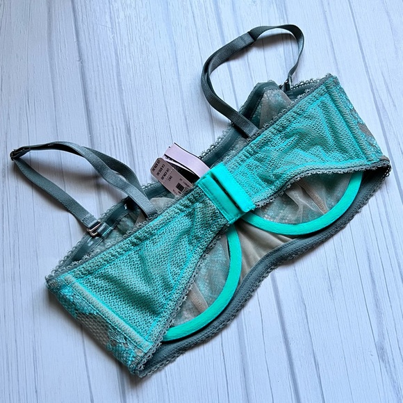 Victoria Secret Green Lace underwire bra size 36C NWT⭐️ - Picture 6 of 11